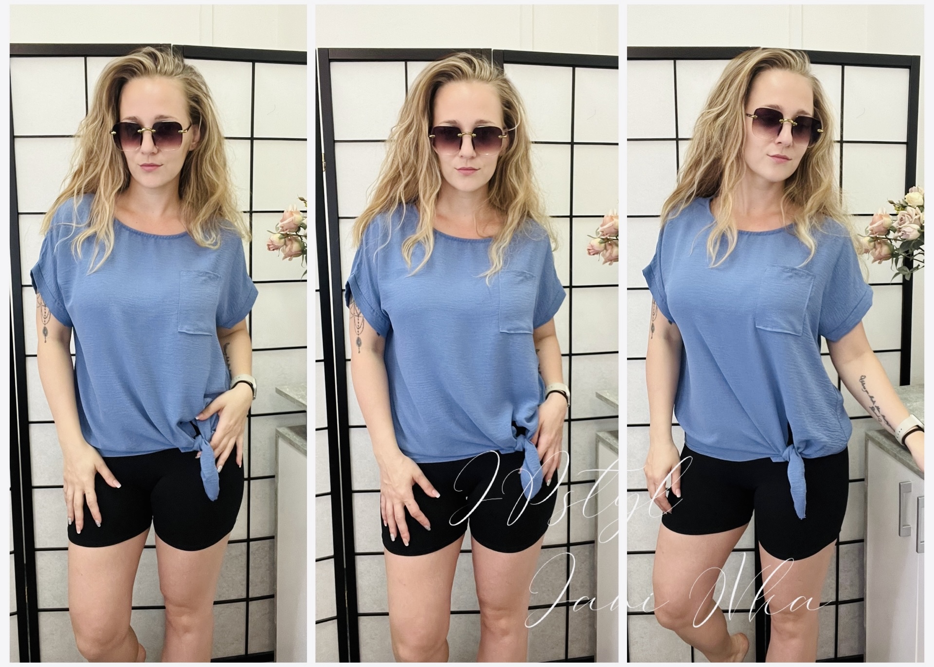 Halenka suk - modrá