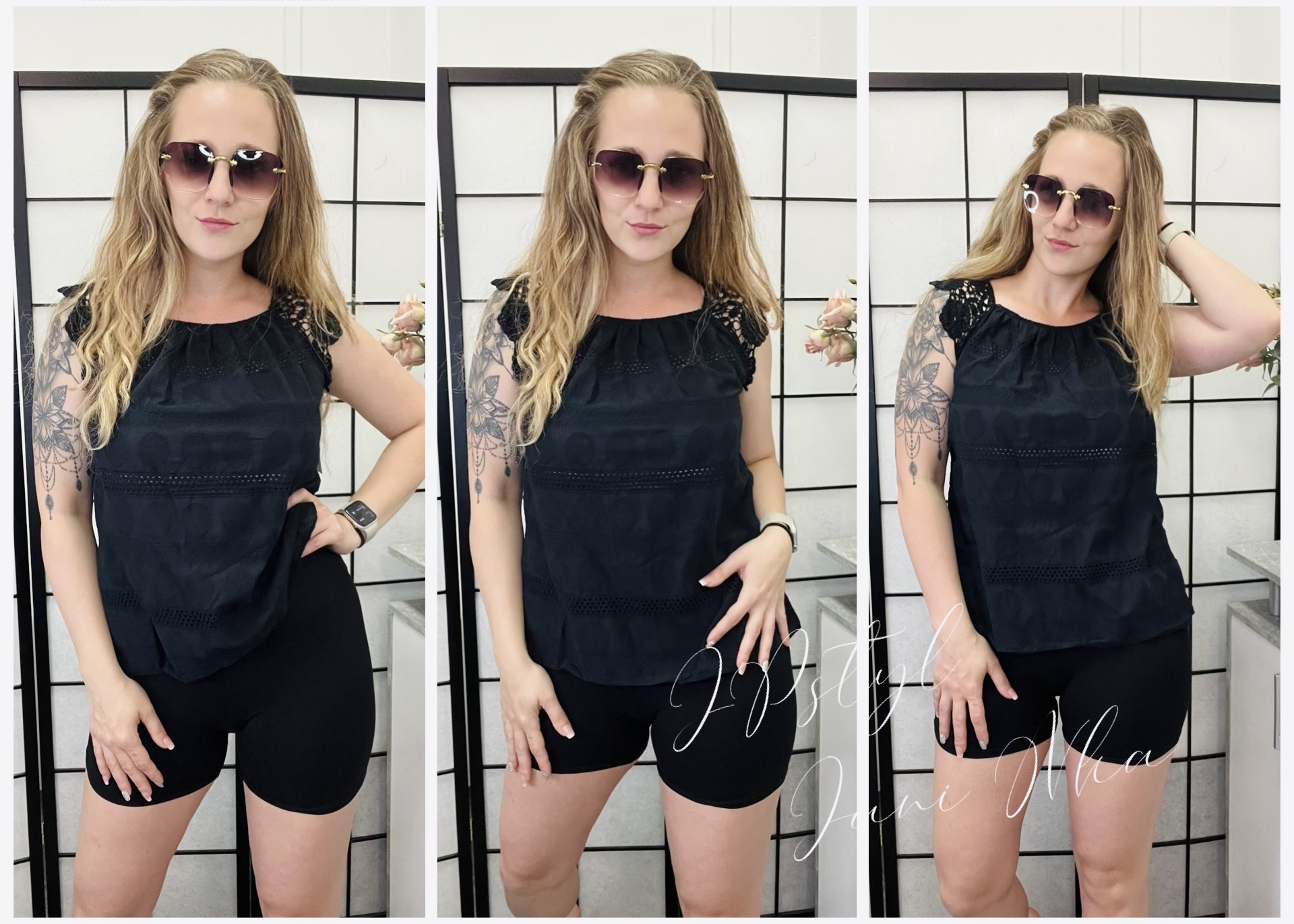 Halenka madeira - černá