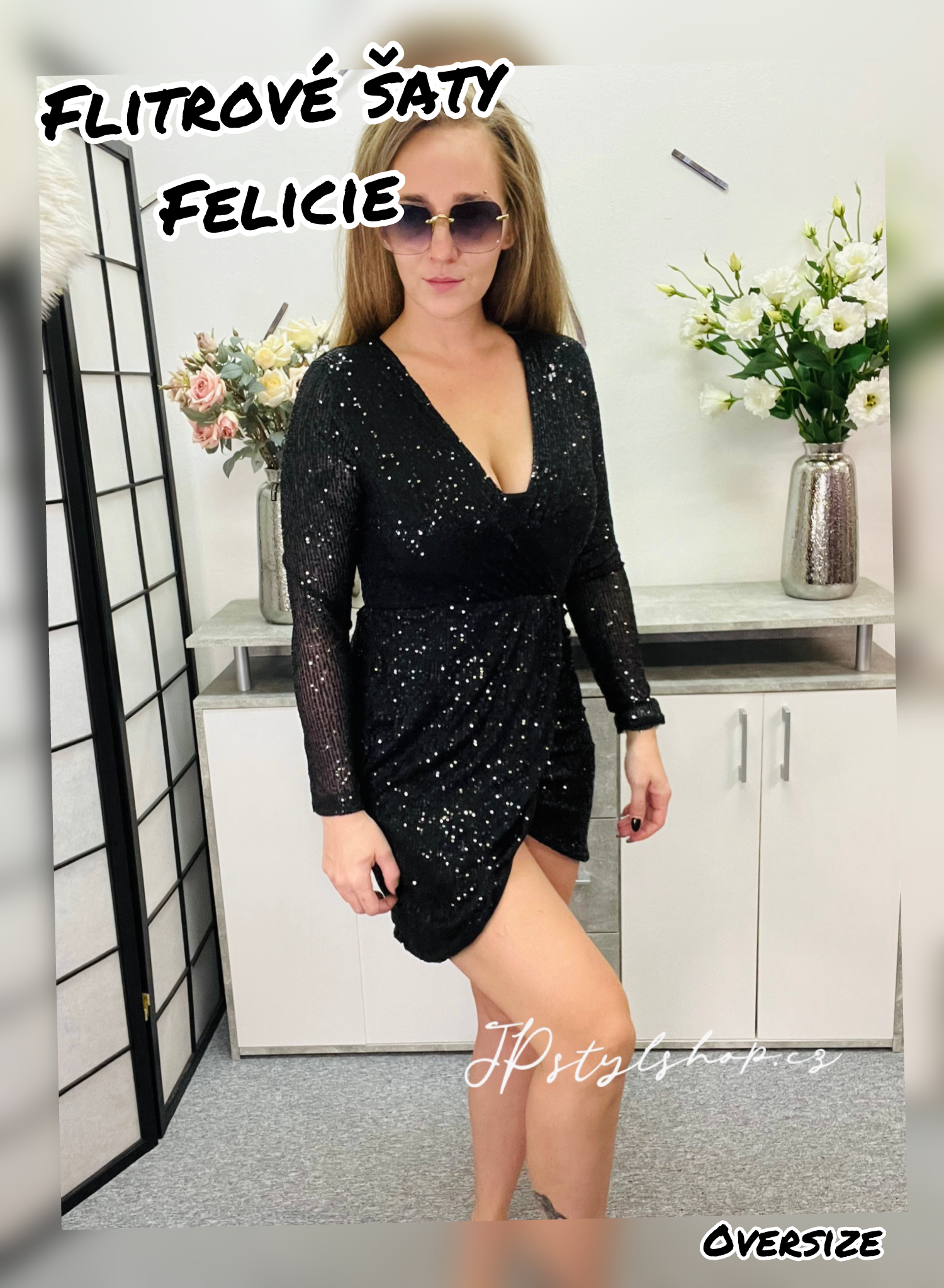 Flitrové šaty Felicie