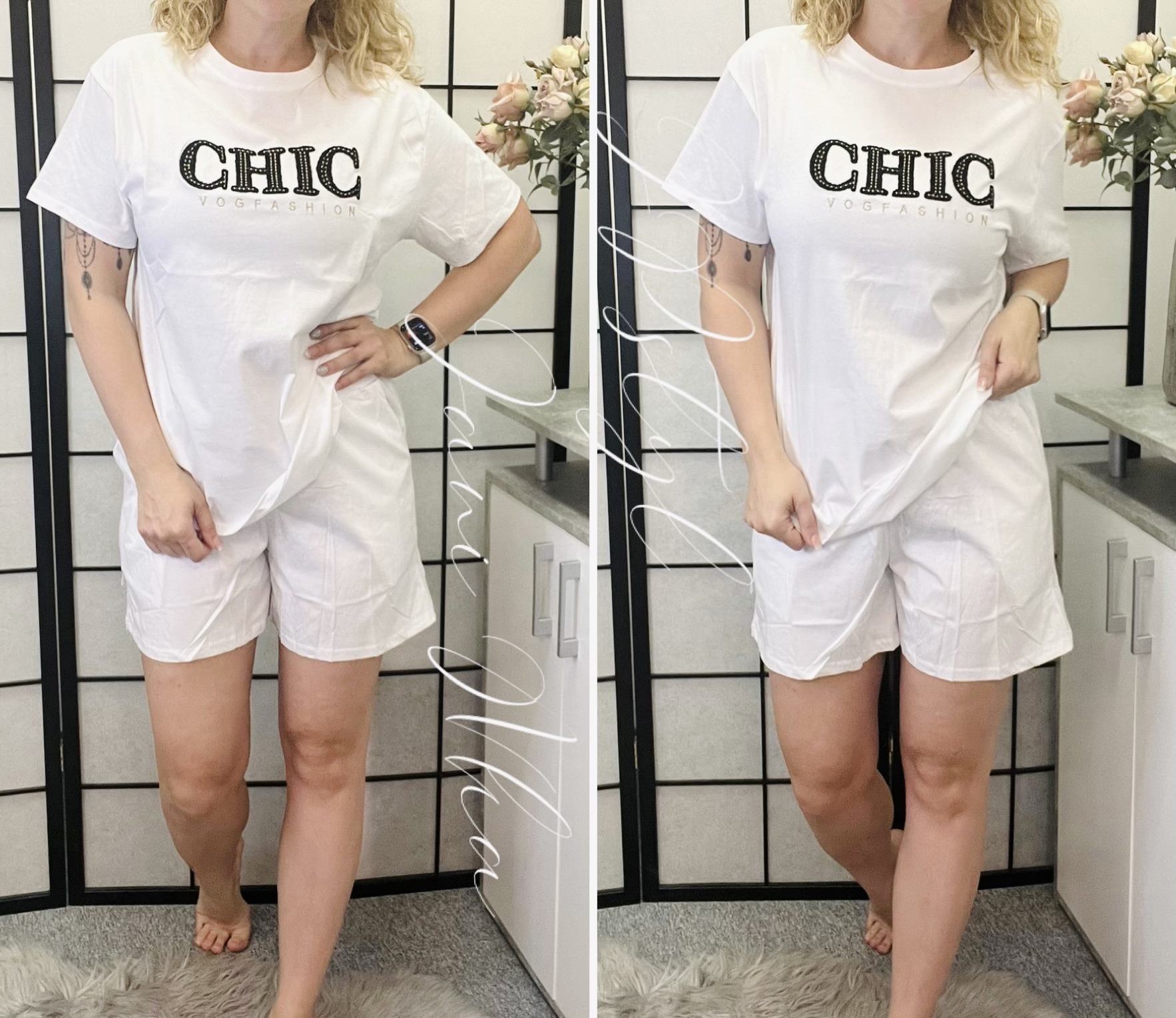 Komplet CHIC - bílý