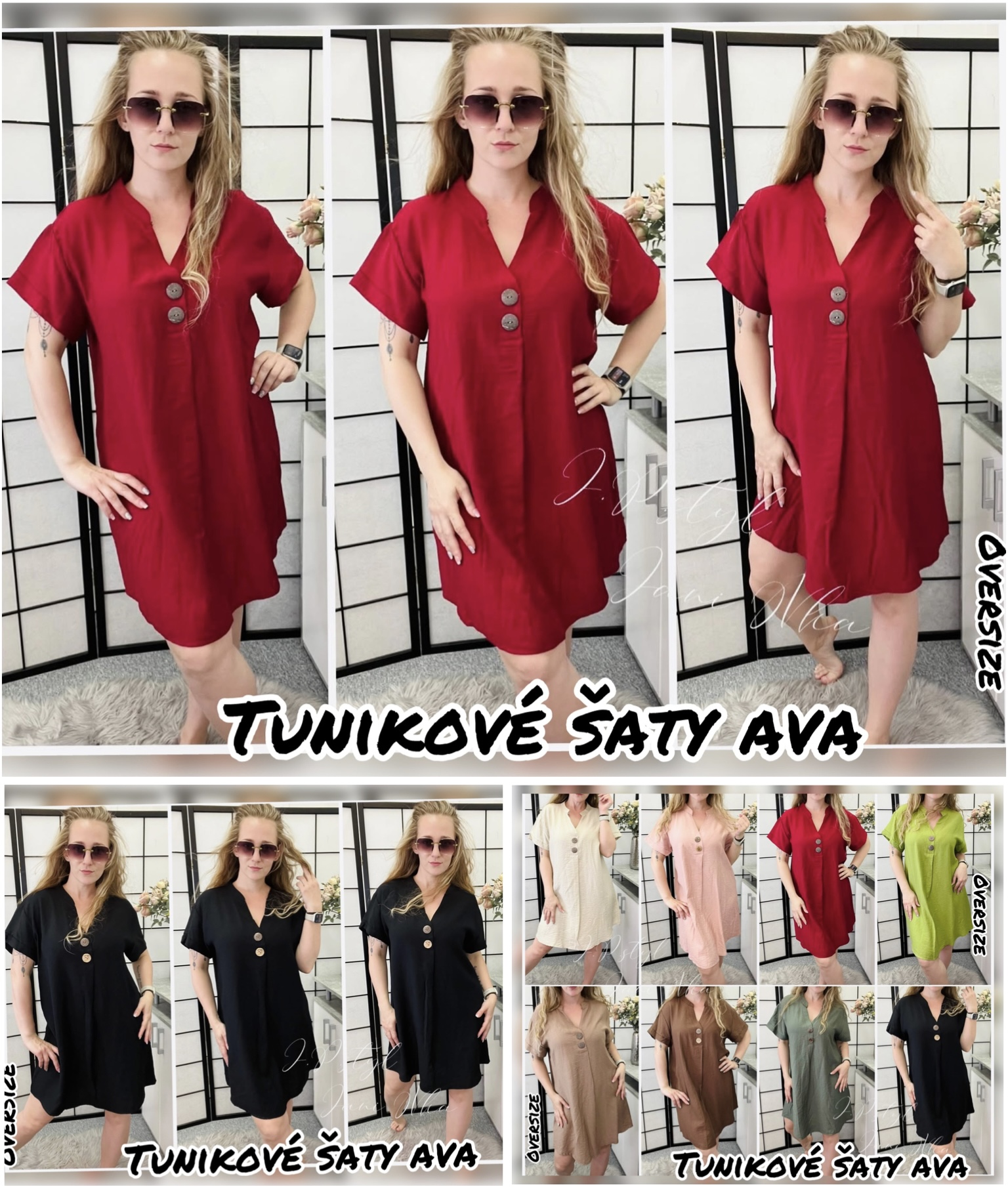 Tunikové šaty AVA
