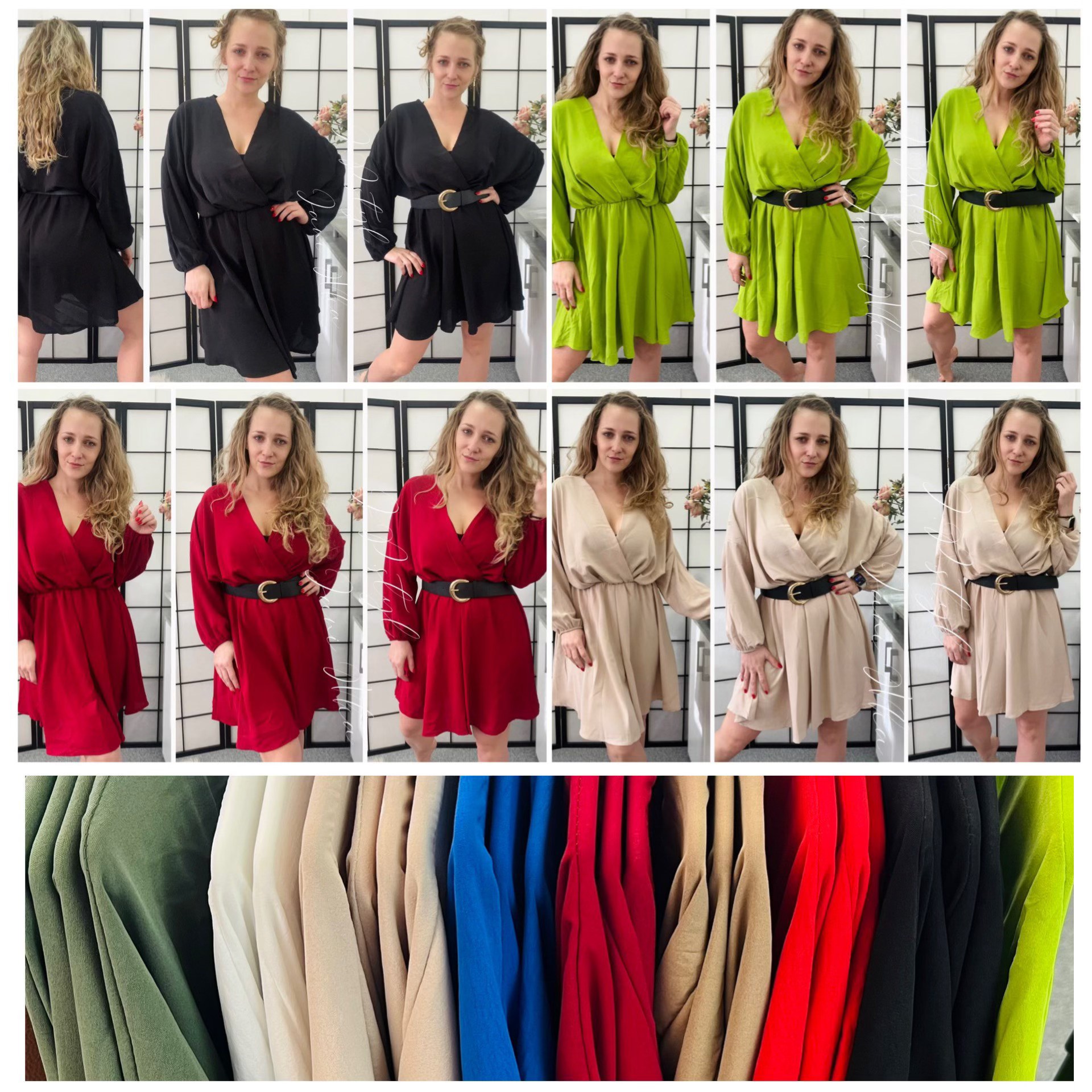 Jednobarevné šaty Lóra