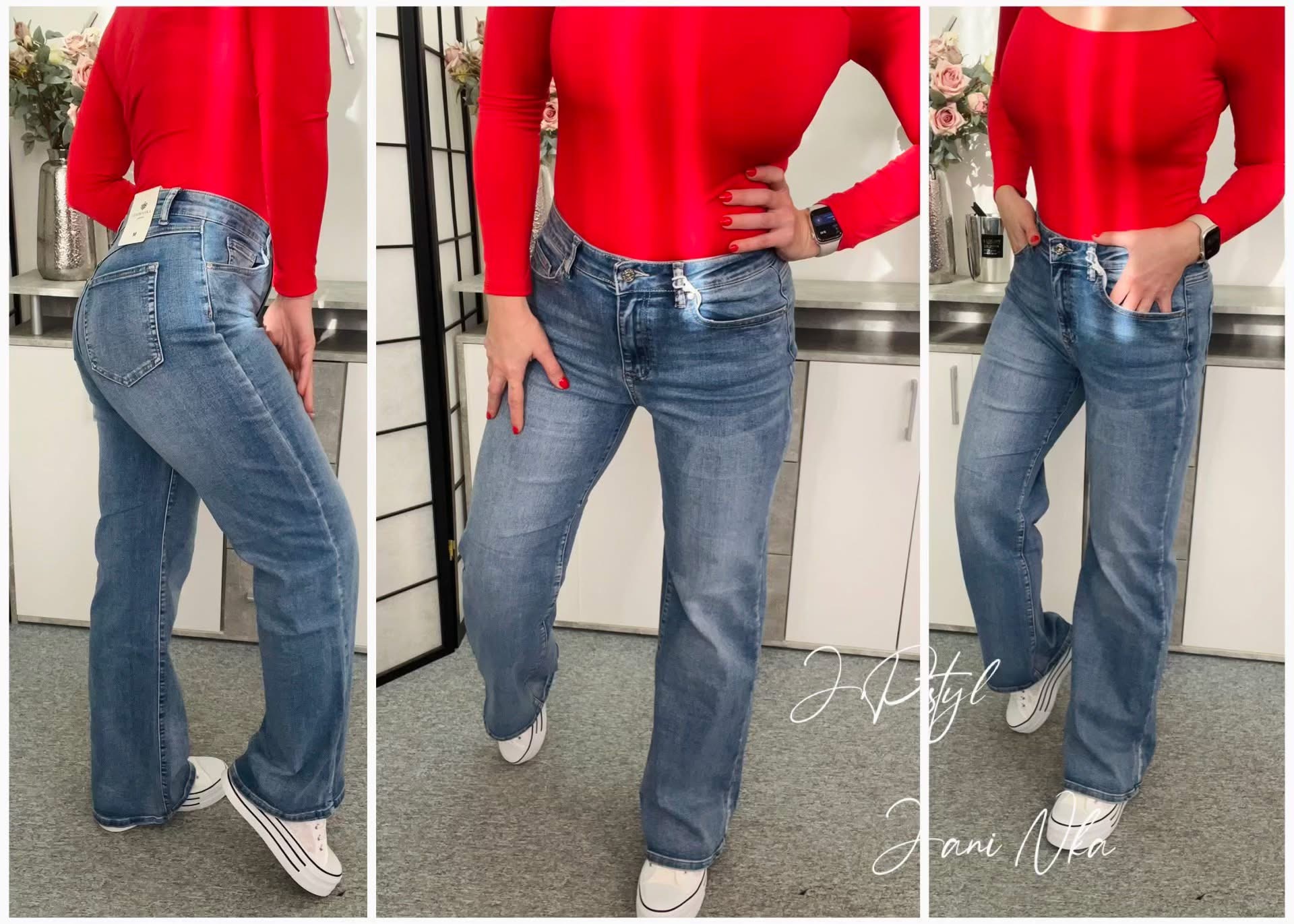 Tmavší modré rifle