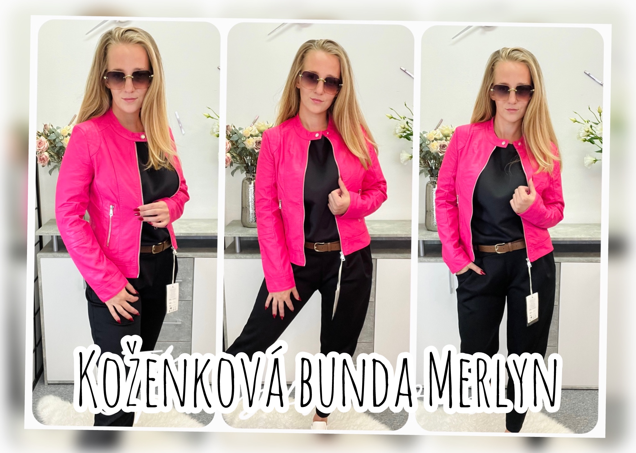 Koženková bunda Merlyn 