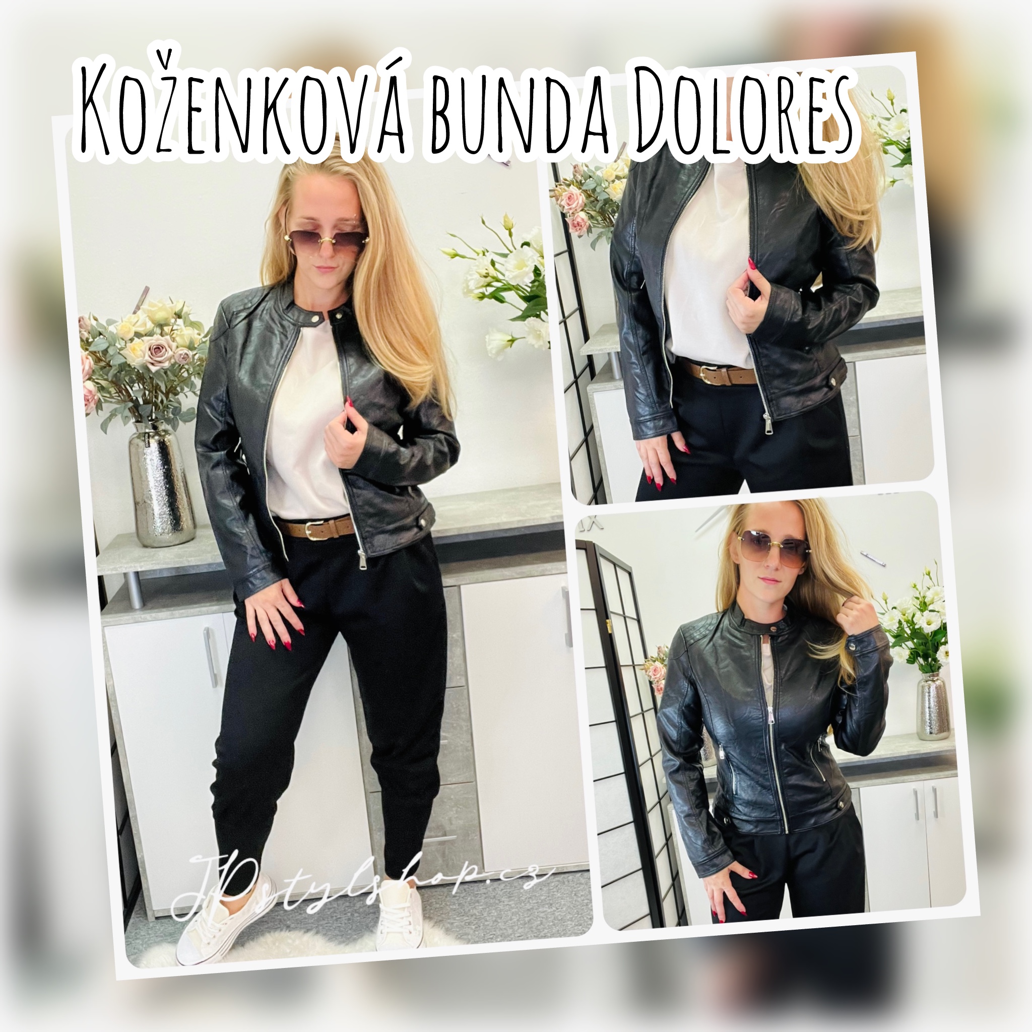 Koženková bunda Dolores
