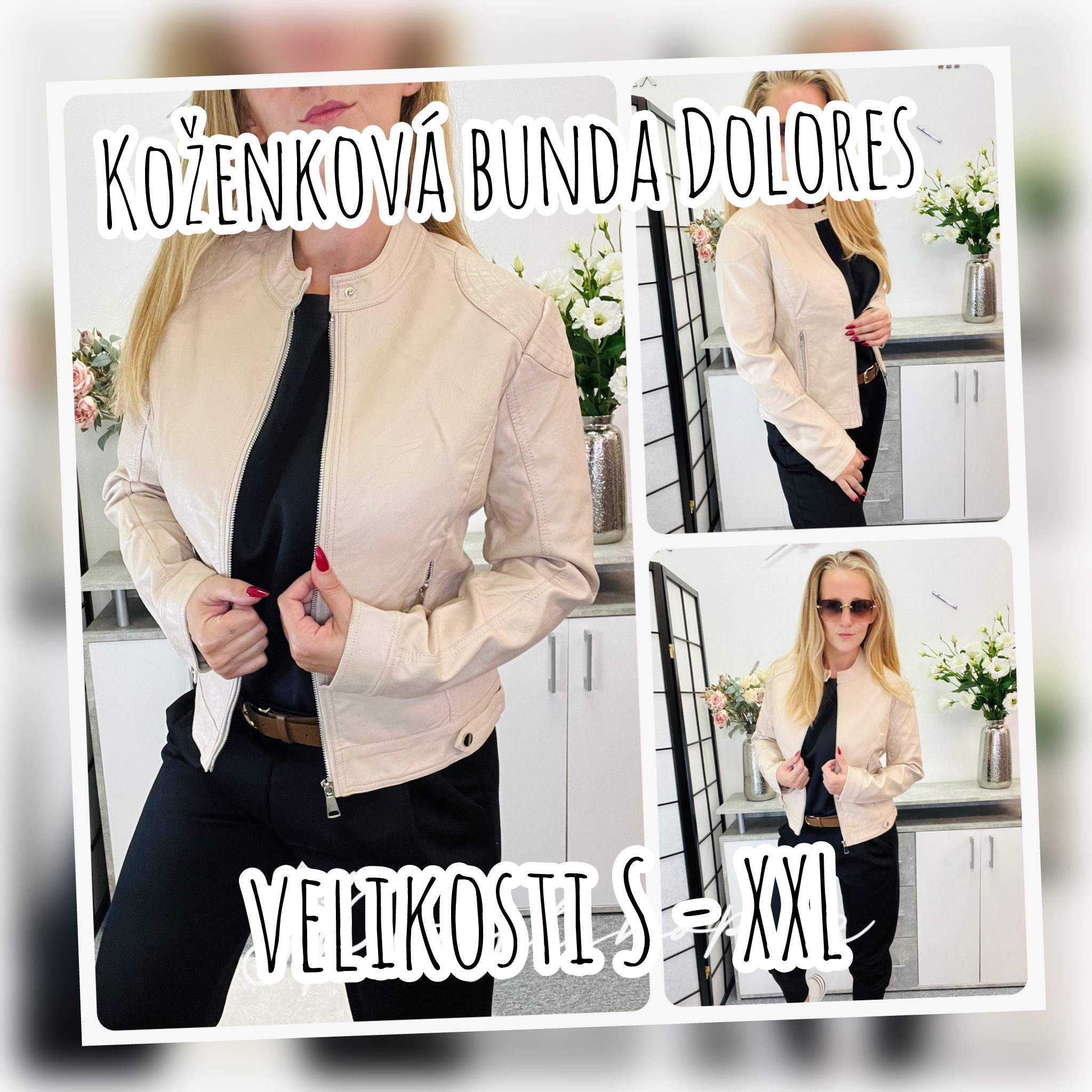 Kožená bunda Dolores