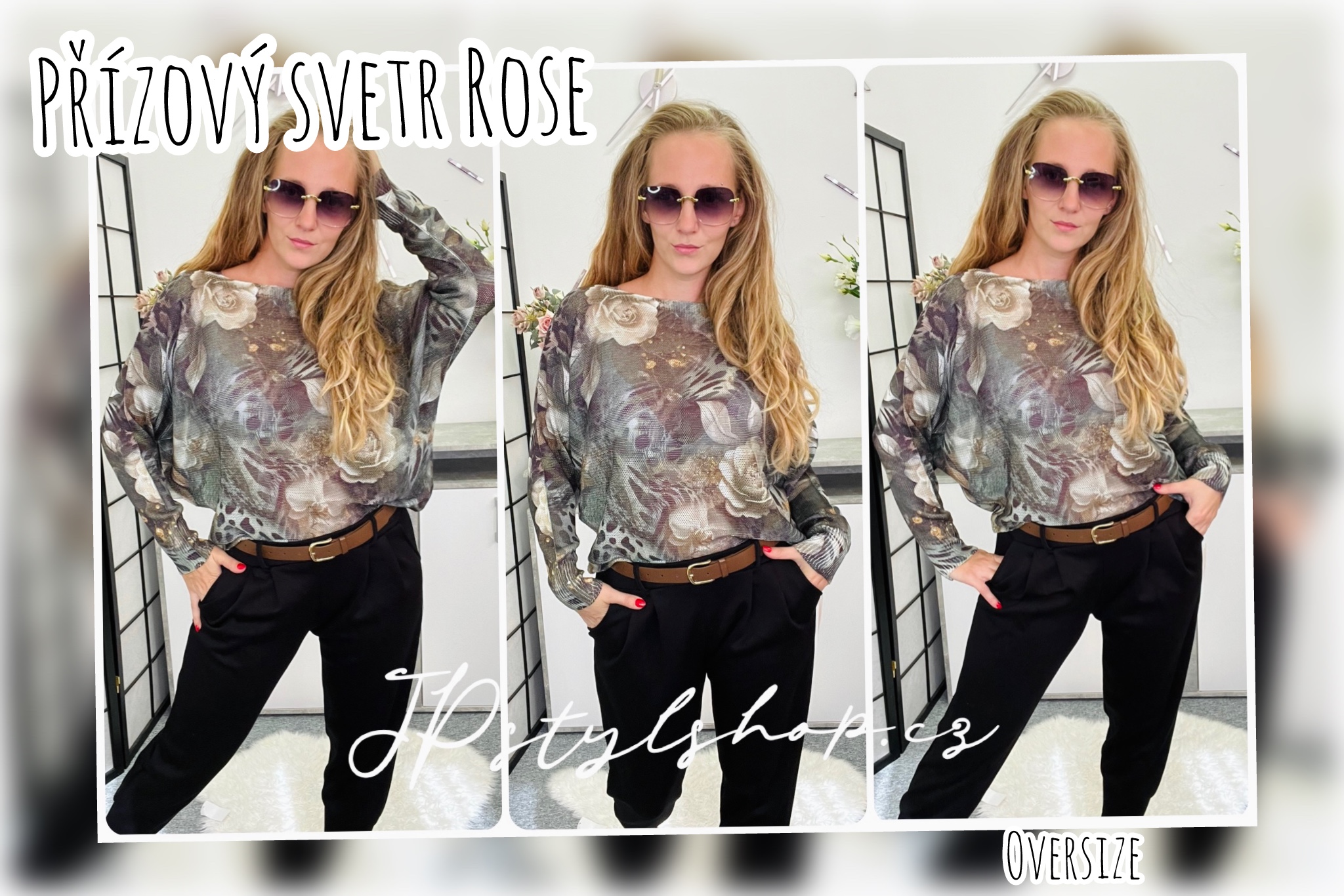 Přízový svetr Rose