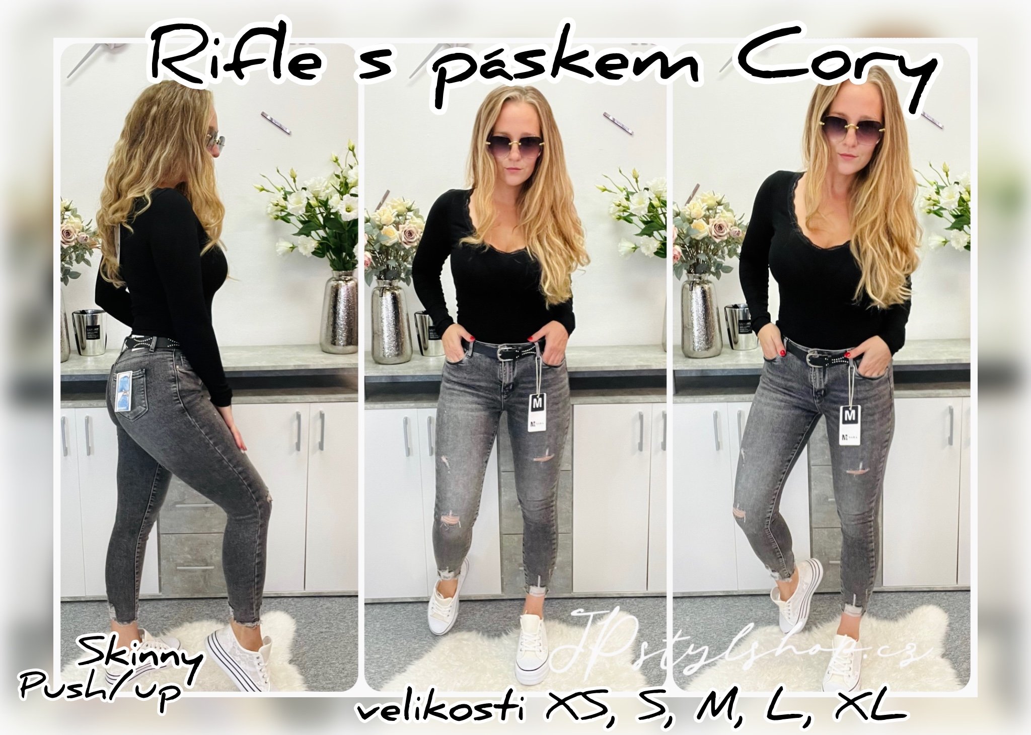 Rifle s páskem Cory