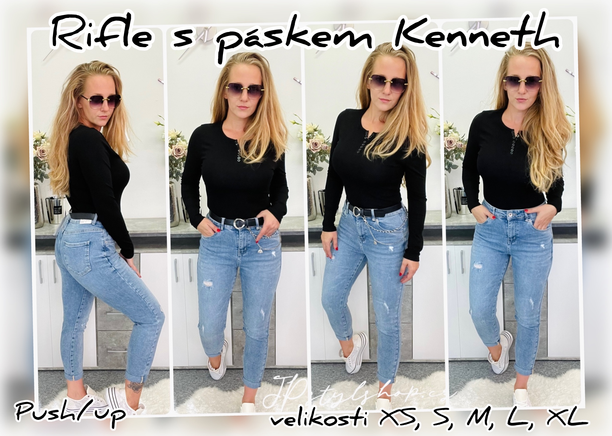 Rifle s páskem Kenneth