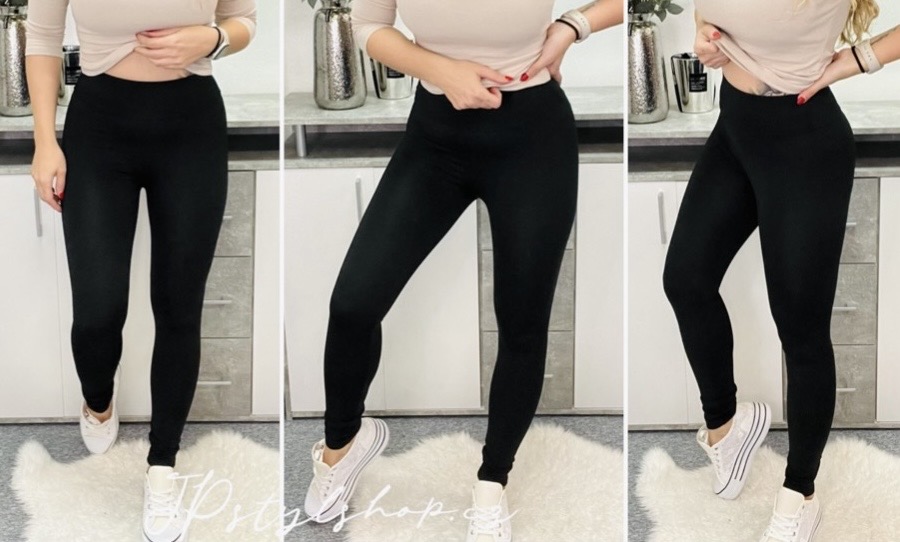 Lehce zateplené bambusové legíny Jenna 