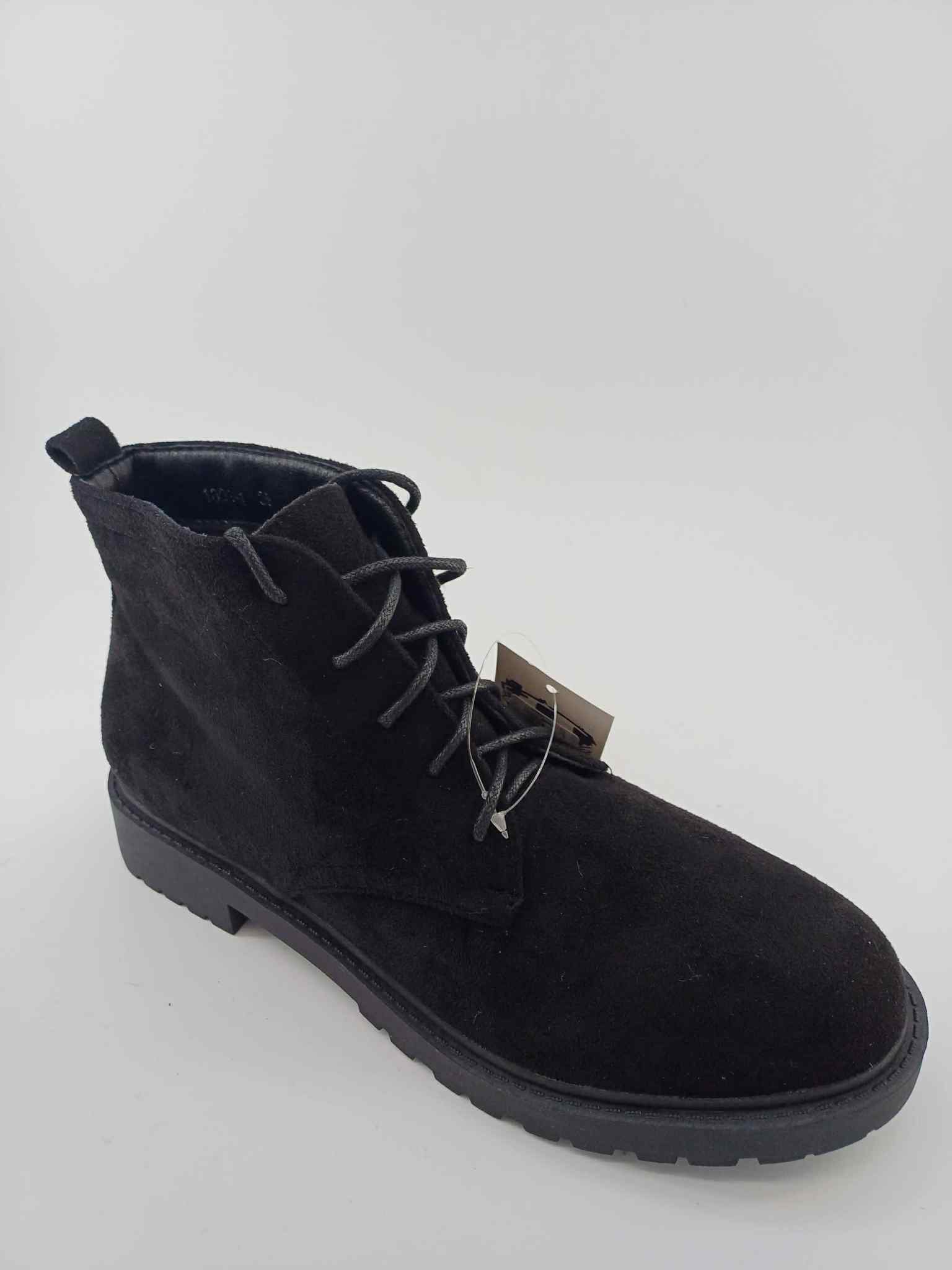 Zateplené semiškové boty