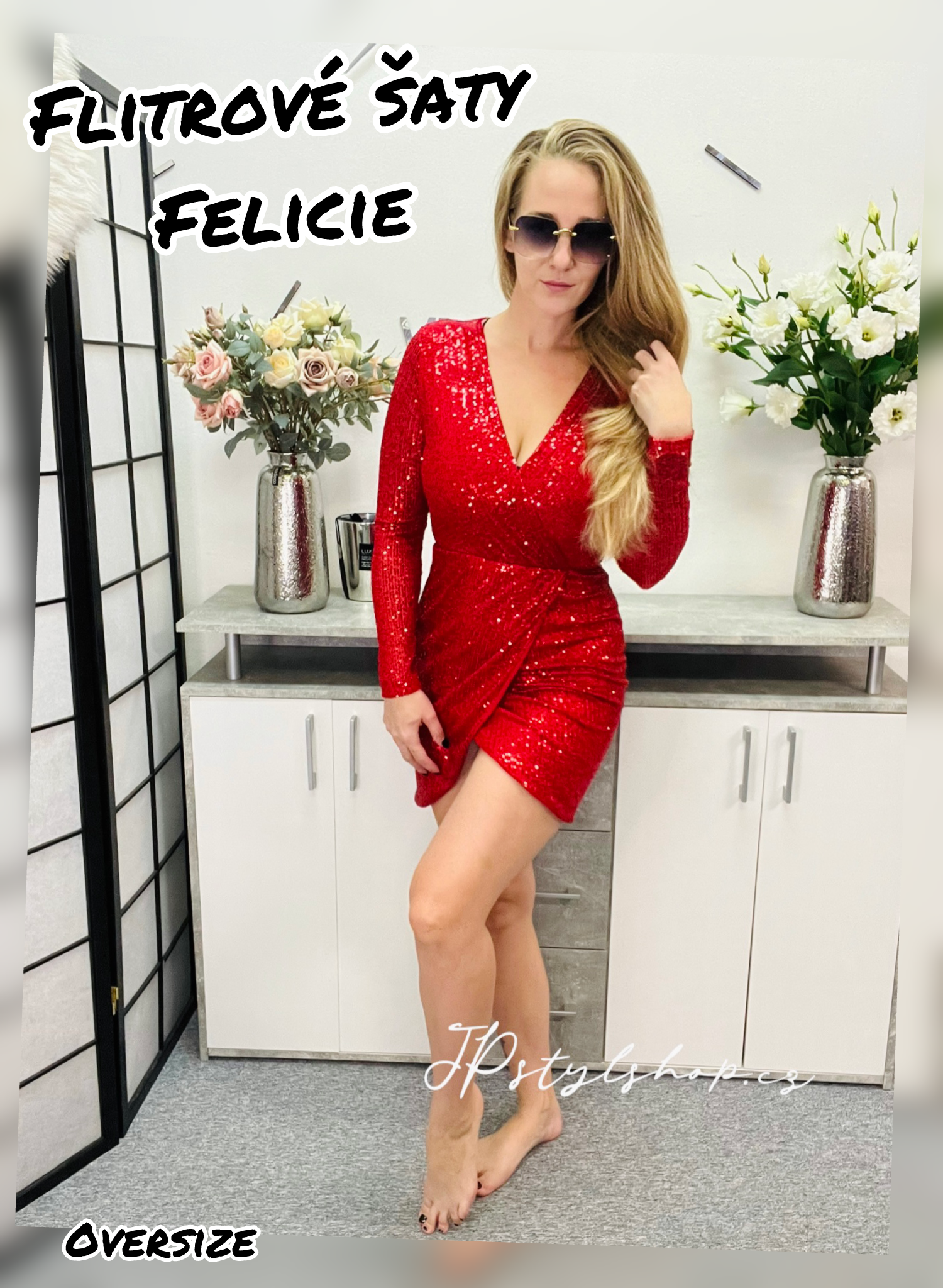 Flitrové šaty Felicie