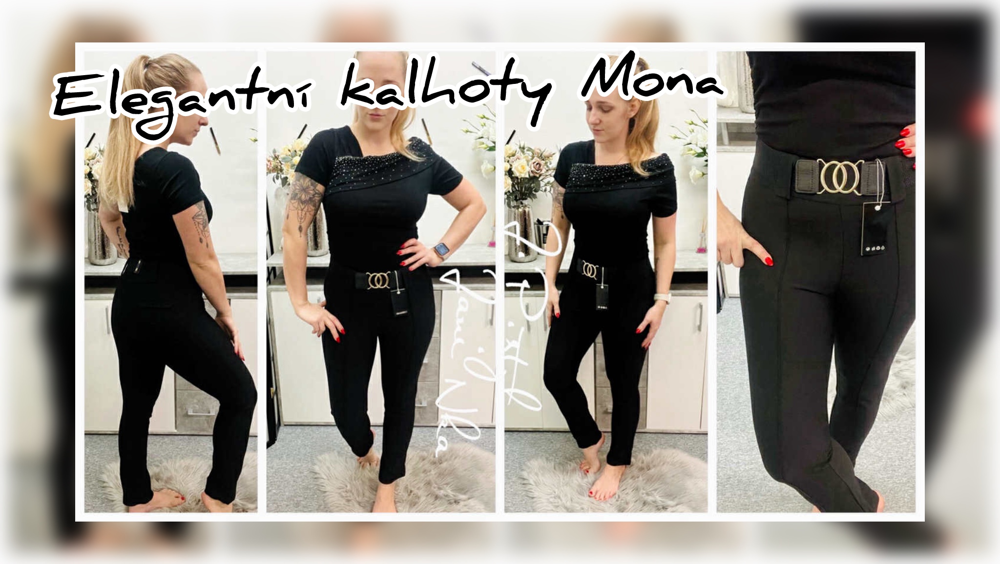 Elegantní kalhoty Mona