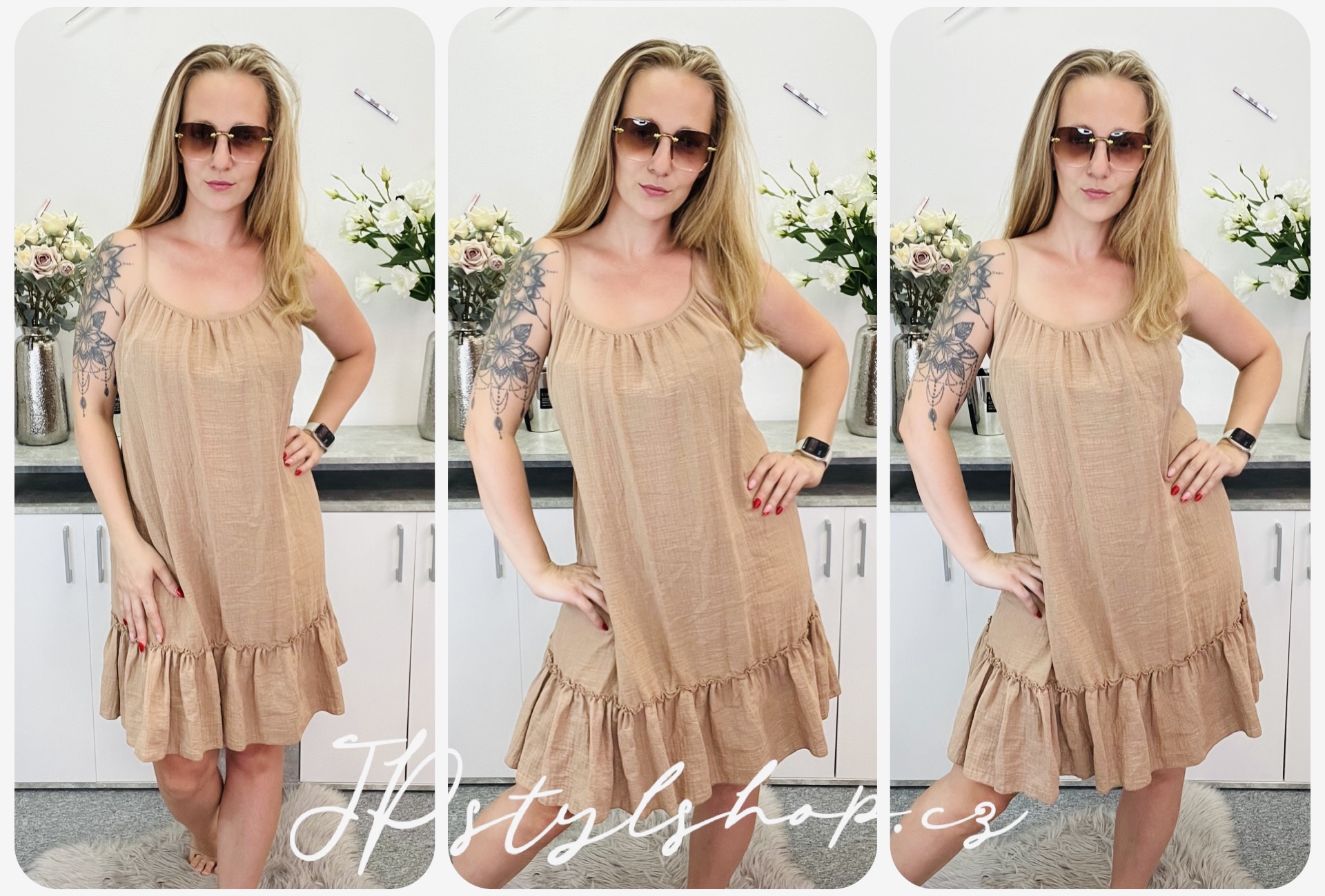 Mušelínové šaty Eva