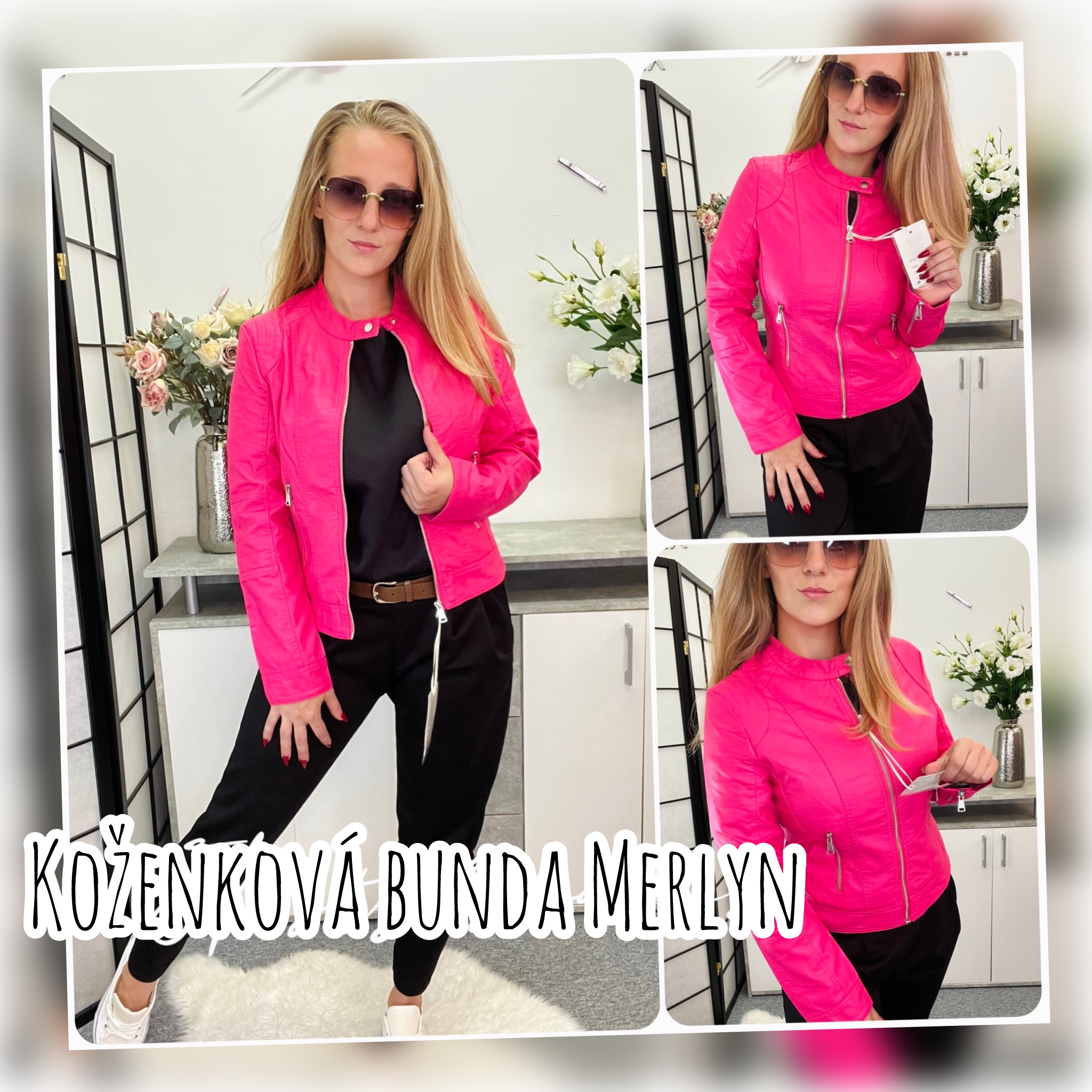 Koženková bunda Merlyn 