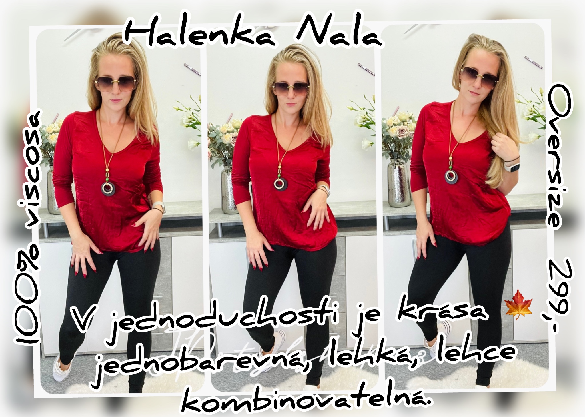 Halenka se šperkem Nala