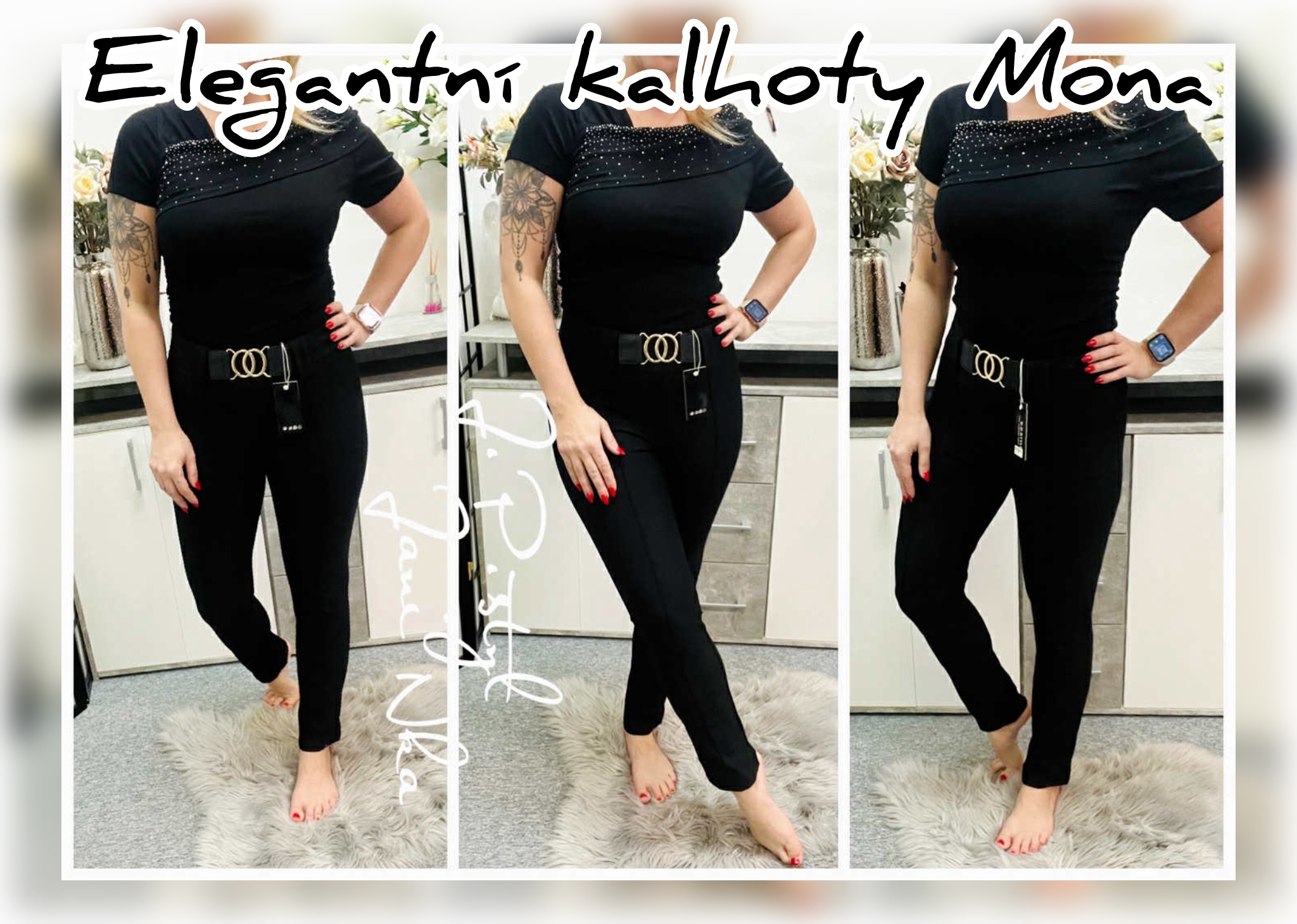 Elegantní kalhoty Mona