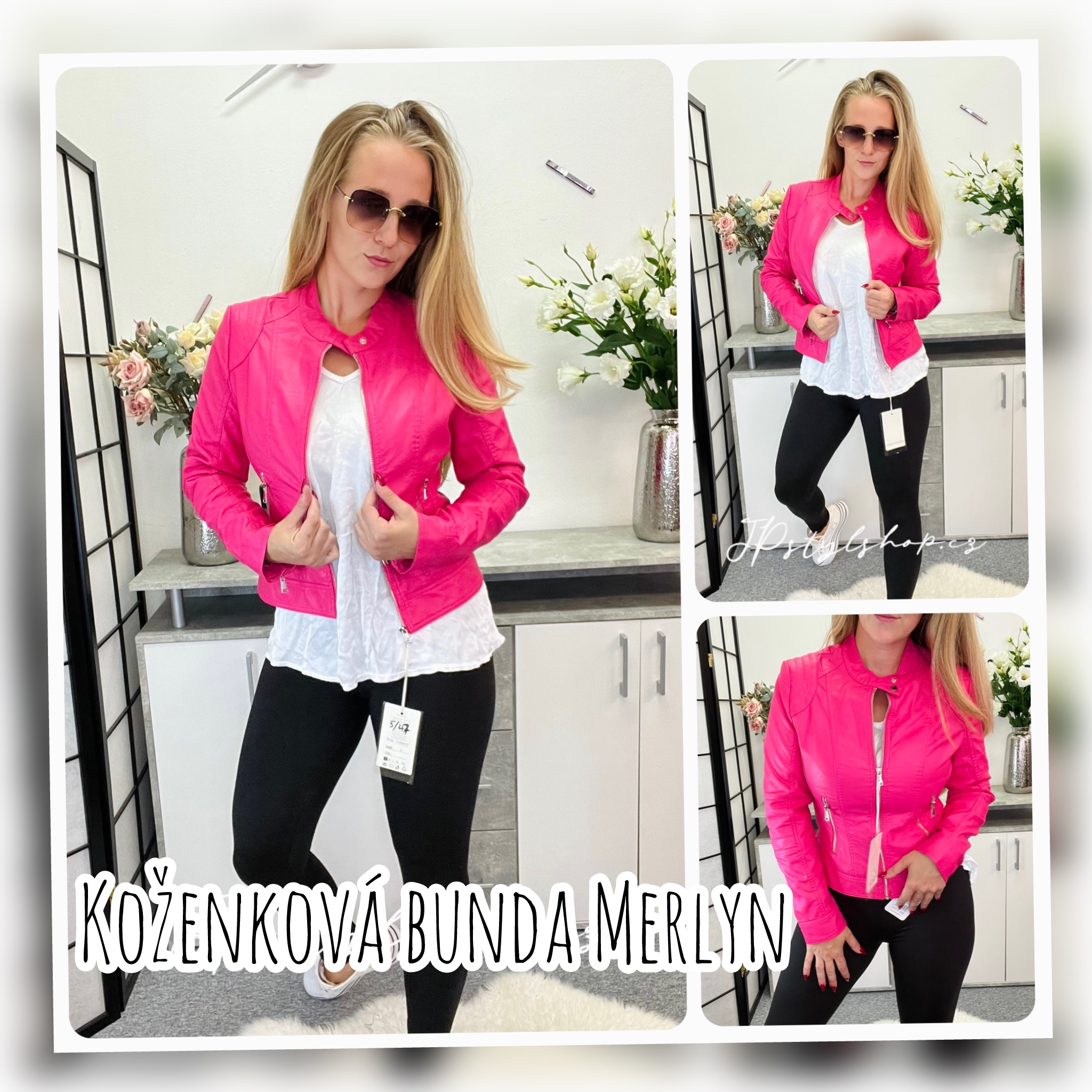 Koženková bunda Merlyn 