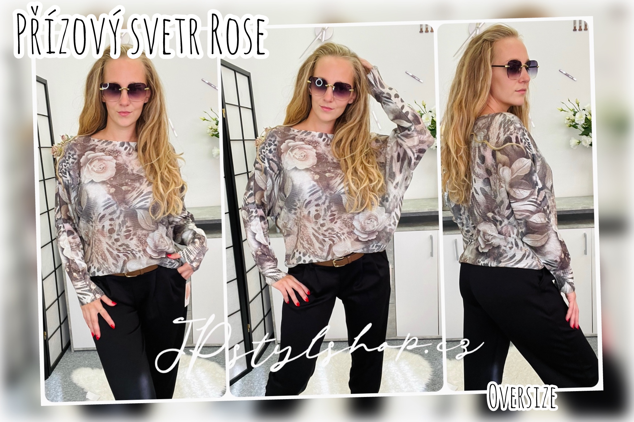 Přízový svetr Rose