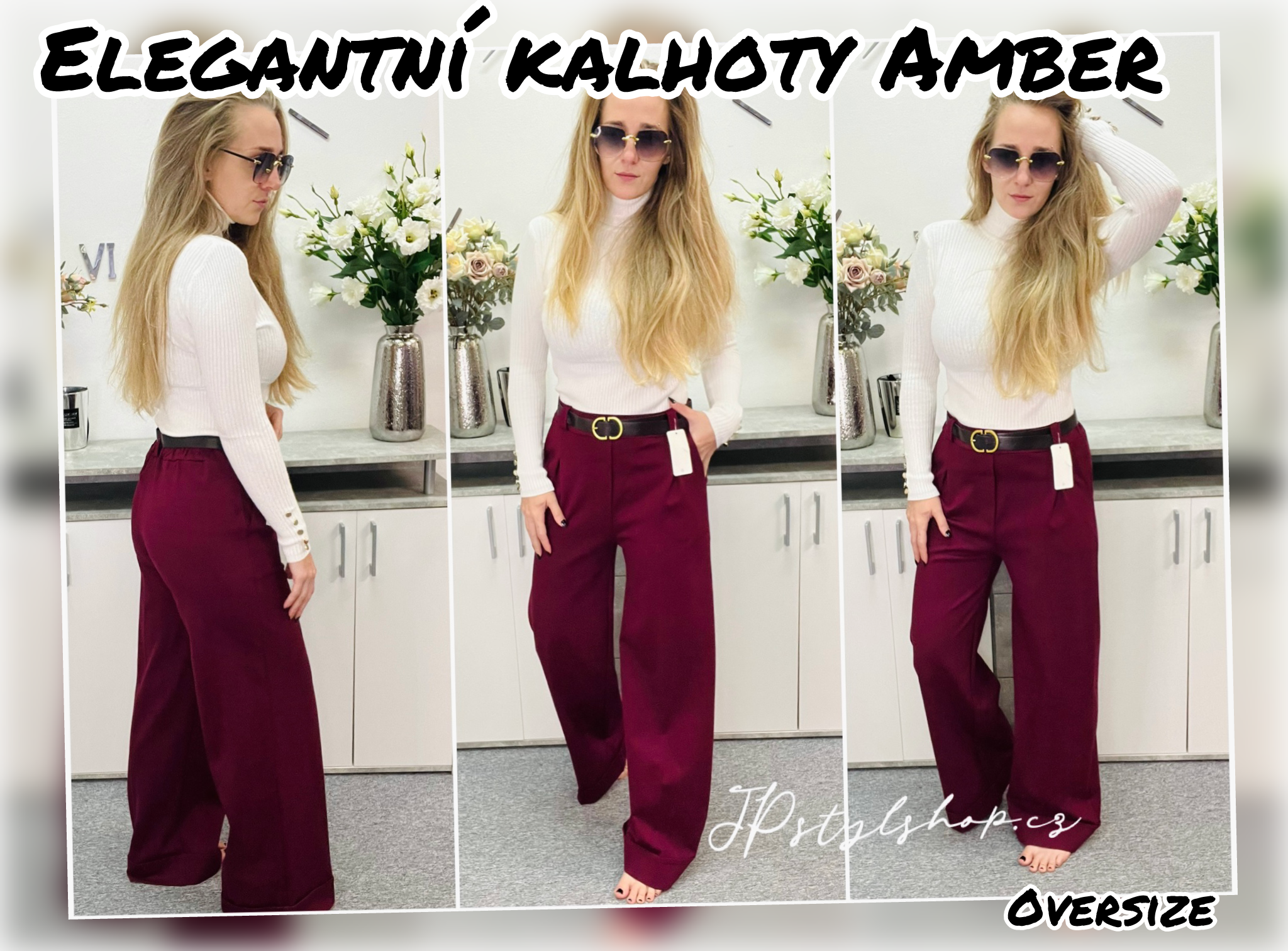 Elegantní kalhoty Amber