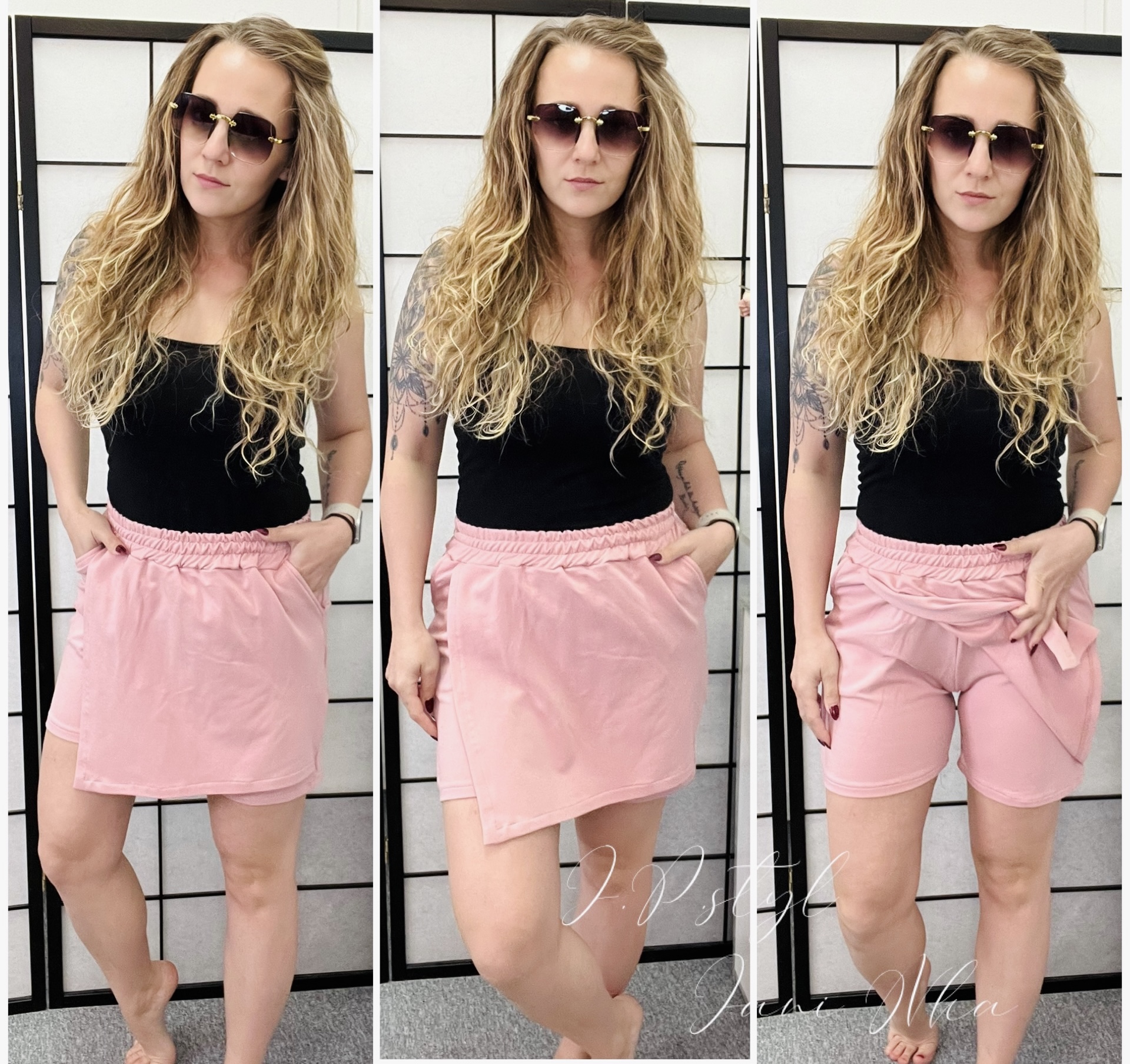 Teplákové kraťasy/sukně Inka