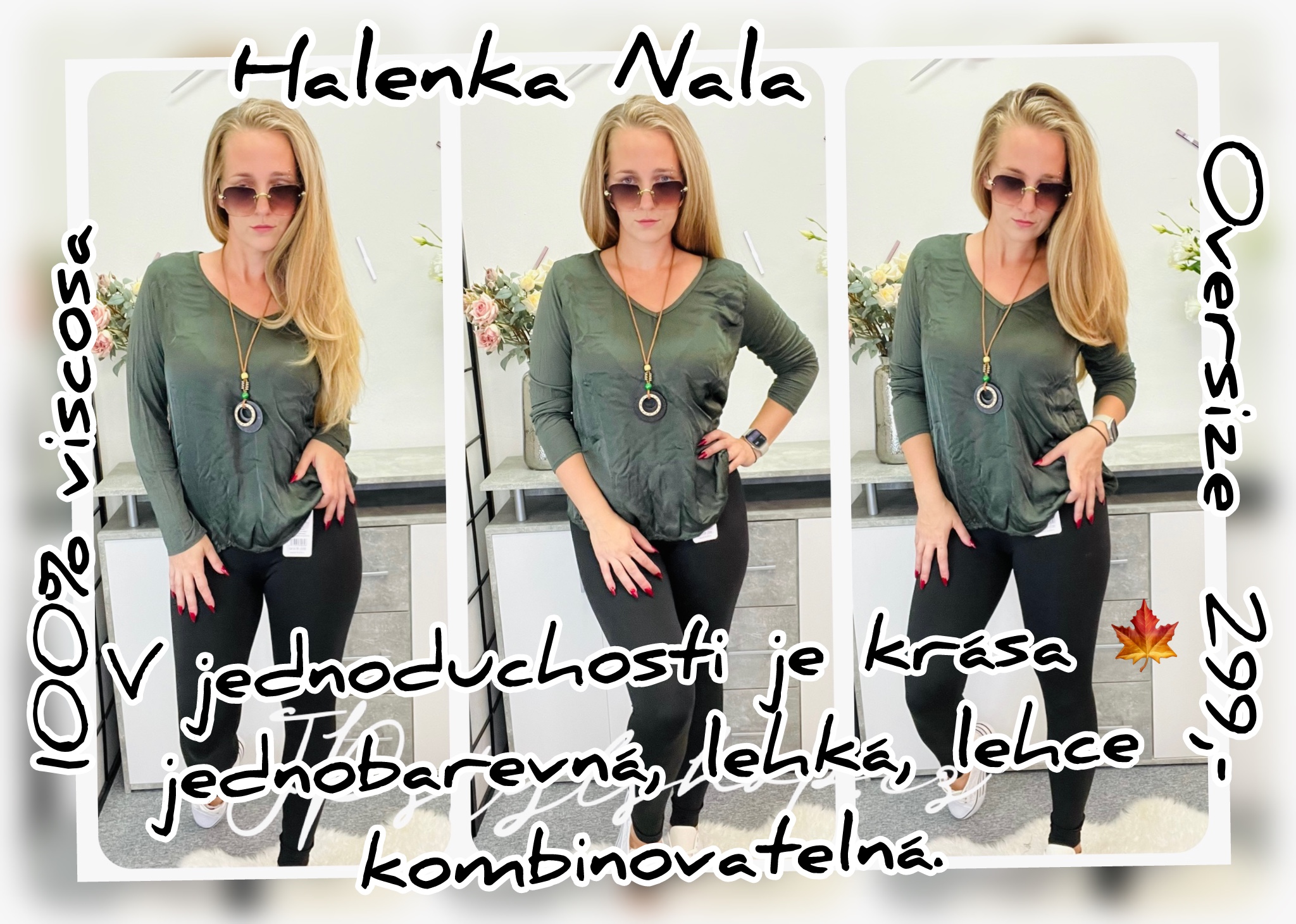 Halenka se šperkem Nala