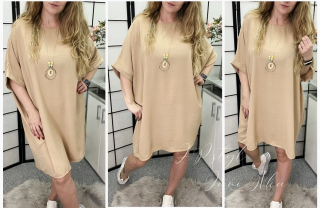 PRODLOUŽENÁ HALENKA/TUNIKA SE ŠPERKEM 