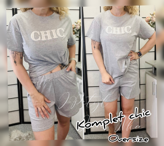 Komplet CHIC - šedý