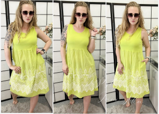 Kombinované šaty Isla