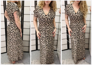LUXUSNÍ LEOPARDÍ ŠATY III.
