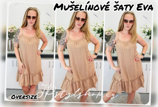 Mušelínové šaty Eva