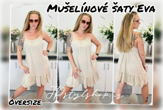 Mušelínové šaty Eva