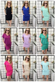 Jednobarevná tunika Monika