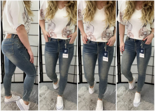 Tmavší modré rifle I.