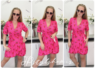 Zavinovací šaty Cherries