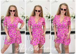 Zavinovací šaty Lemon