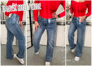 Tmavší modré rifle