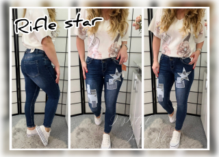 Tmavě modré rifle Star