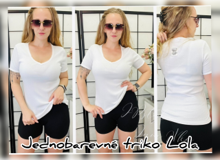 Jednobarevné triko Lola