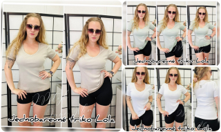 Jednobarevné triko Lola