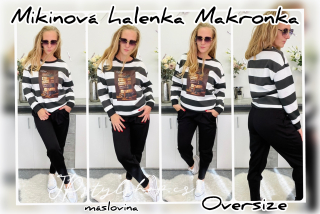 Mikinová halenka Makronka