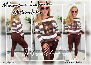 Mikinová halenka Makronka