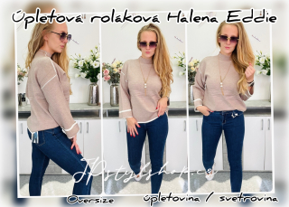 Úpletová roláková halena Eddie