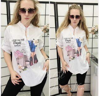 Košilová halena s potiskem - III