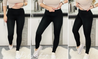 Lehce zateplené bambusové legíny Jenna 