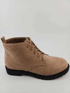 Zateplené semiškové boty