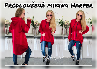 Prodloužená mikina Harper 