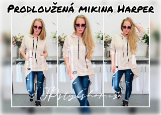 Prodloužená mikina Harper 