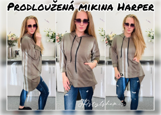Prodloužená mikina Harper 