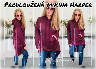 Prodloužená mikina Harper 
